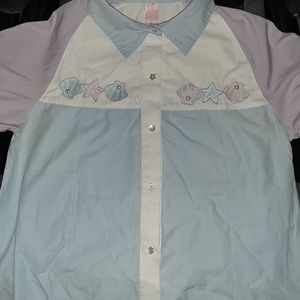 Kawaii 2 piece set Harajuku fashion mermaid